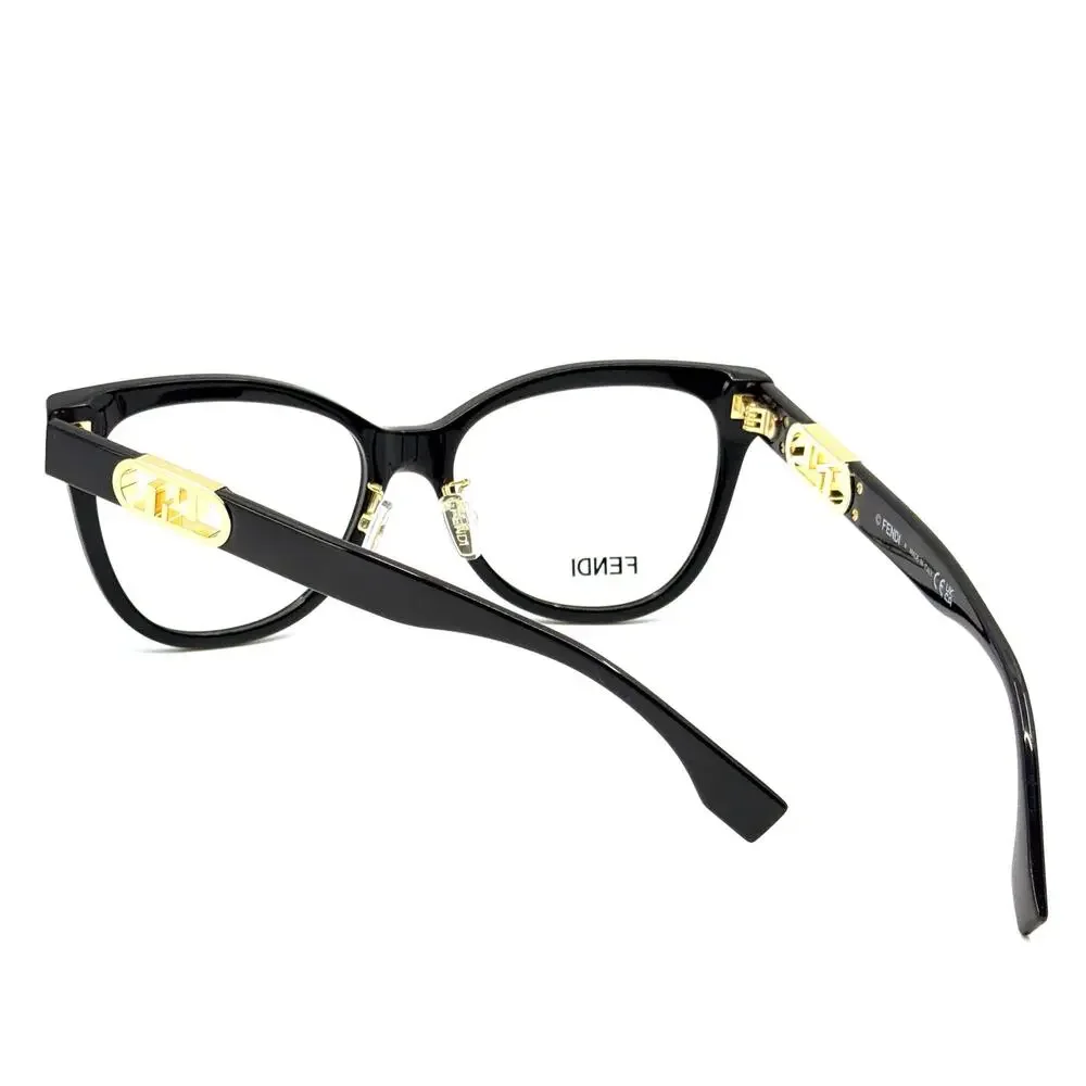 New, FENDI Eyeglasses FE50093F 001 Authentic